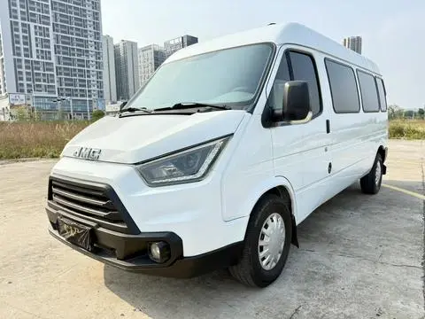 Teshun 2019 2.8T commercial long-axle mid-top 6-seater rear single tire National VI JX493