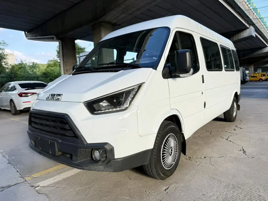 Teshun 2019 2.8T commercial long-axle mid-top 6-seater rear single tire National VI JX493