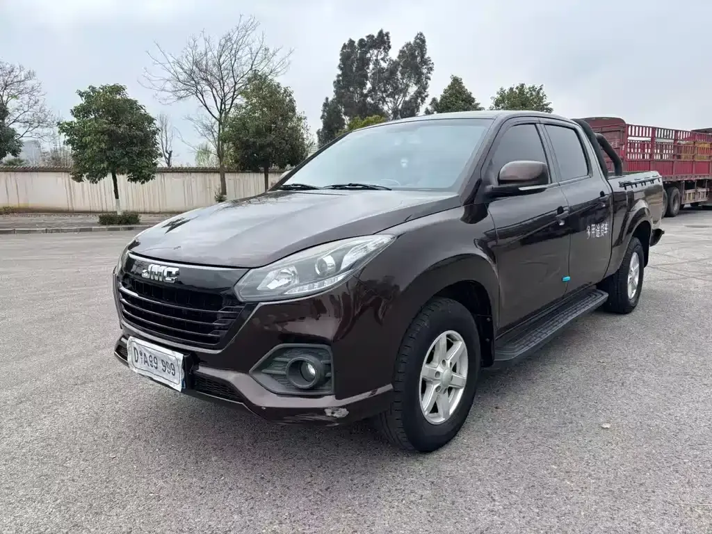 Baodian 2022 2.5T diesel two-wheel drive comfortable version flat bottom cargo box long axis JX4D25A6L