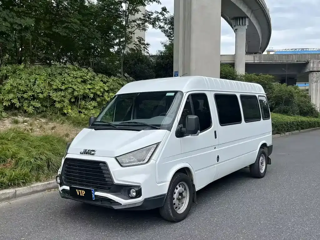 Teshun 2020 2.8T business type long axis mid-roof 9-seater National VI JX493